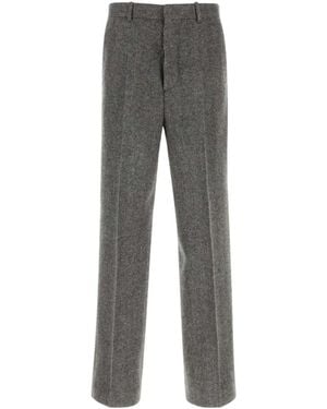 Maison Margiela Wool Tailored Hosen - Grau