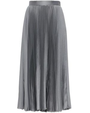 Jil Sander Rokken ,Grijs ,Polyester Technische Twill Plooirok