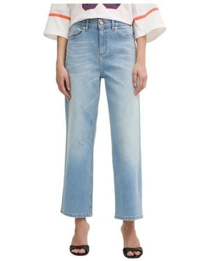 Just Cavalli Rechte Jeans - Blauw