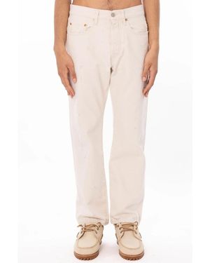 CYCLE Legend Used Wash Damaged Rechte Jeans - Zwart