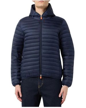 Save The Duck Jassen ,Blauw ,Polyester Duncan Down Jacket
