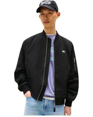 Tommy Hilfiger Bomber Jackets - Black