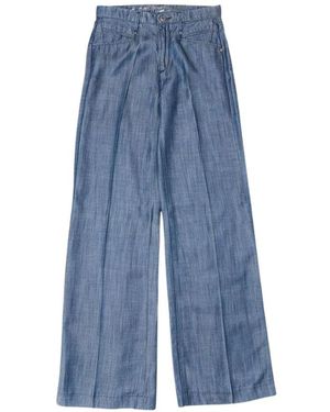 Gas Wide Trousers - Azul