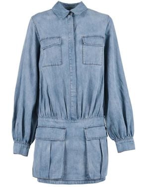 7 For All Mankind Shirt Dresses - Blue