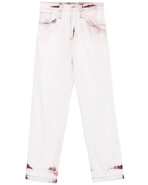 FEDERICO CINA Straight Fit Jeans - White