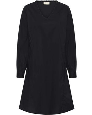 Cream Short Dresses - Nero