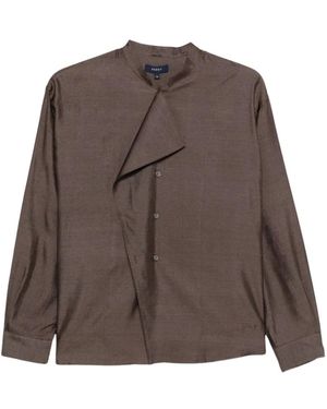 Soeur Overhemden ,Bruin ,Hampton Zijde Blouse