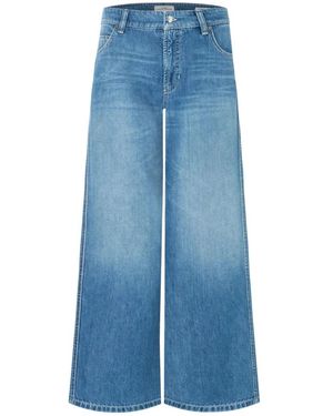Cambio Wide Jeans - Bleu