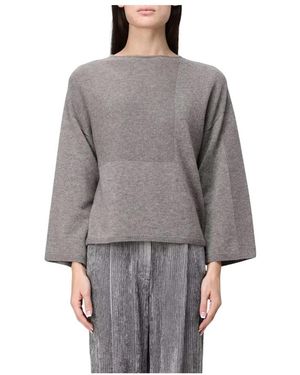 Emporio Armani Round-Neck Knitwear - Gris