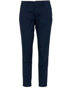 Roy Rogers Broeken ,Blauw ,Katoen Chino Flow
