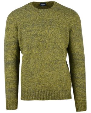 Drumohr Round-Neck Knitwear - Verde