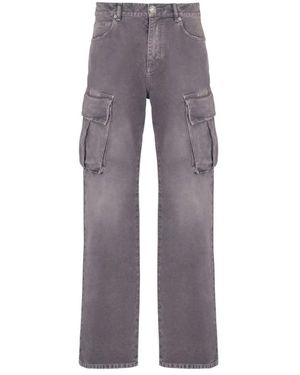 Balmain Straight Jeans - Gris