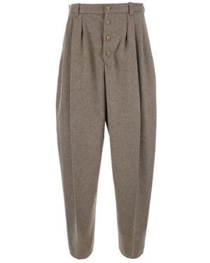 Jacquemus Wide Trousers - Grigio