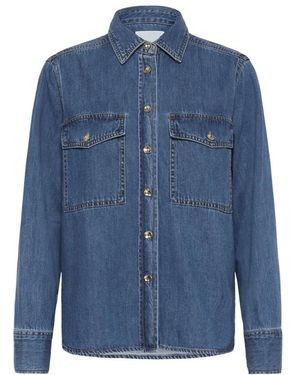 Part Two Denim Jackets - Blau