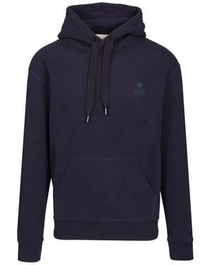 Isabel Marant Hoodie Met Mat Geborduurd Logo - Blauw