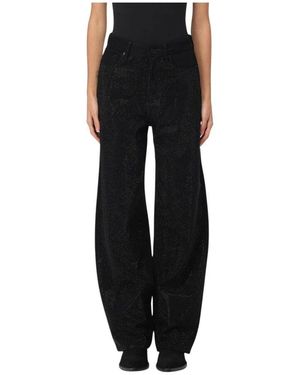 ARMANI EXCHANGE Schwarze Strass-Jeans