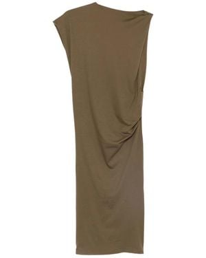 Jacquemus Asymmetrical Midi Dress - Green