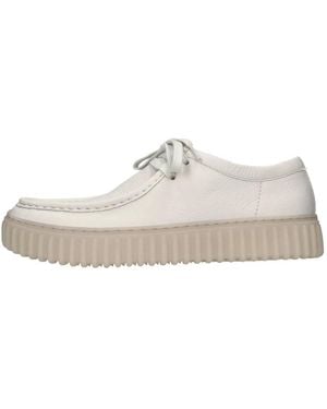 Clarks Laced Shoes - Blanc