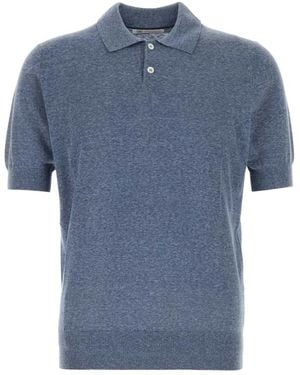 Brunello Cucinelli Polo Shirts - Blue