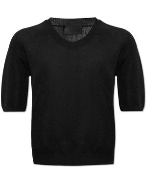 Moncler Round-Neck Knitwear - Nero