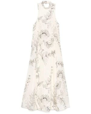 Alysi Flowing Backless Dance Kleid - Weiß