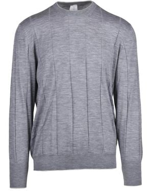 Eleventy Round-Neck Knitwear - Grey