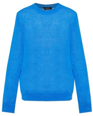 DSquared² Round-Neck Knitwear - Blu