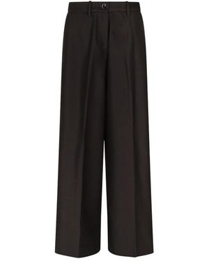 Nine:inthe:morning Straight Trousers - Zwart