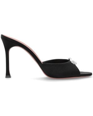 AMINA MUADDI Mini Camelia Slipper 95 - Schwarz