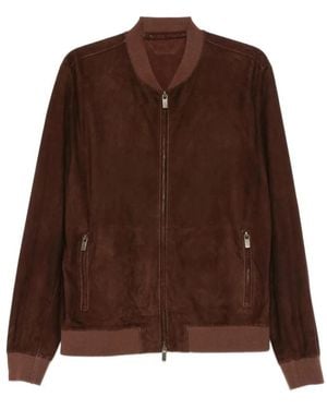 Salvatore Santoro Bomber Jackets - Marron