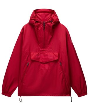 Napapijri Fitness ,Rood ,Polyester Rainforest Next Summer Anorak Jacket