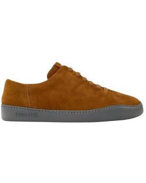 Camper Beetle Suede Lowtop Sneakers - Braun