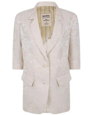 Uma Wang Single-Breasted Coats - Neutro