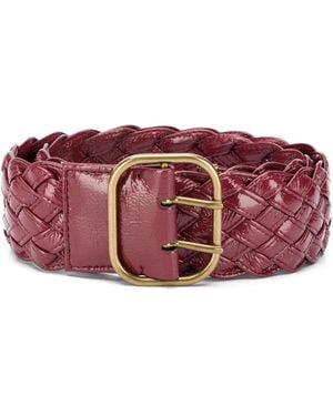 Philosophy Di Lorenzo Serafini Accessoires ,Paars ,Gevlochten Tailleband - Rood