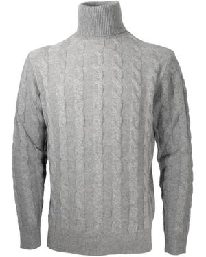 Cashmere Company Turtlenecks - Grey