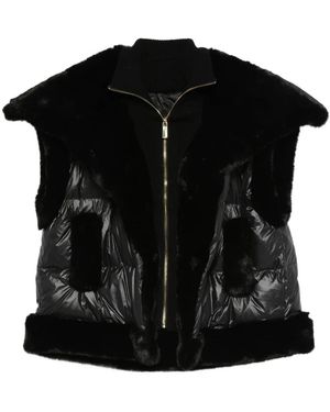 Max & Moi Divana Daunen Gilet - Schwarz