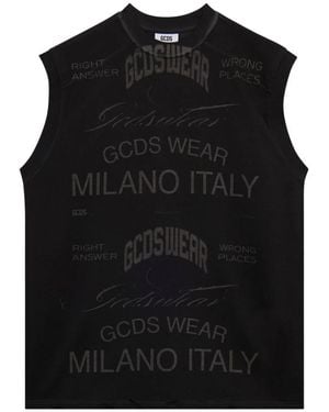 Gcds Sleeveless Tops - Black