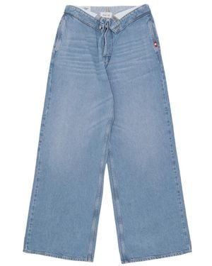 AMISH Loose-Fit Jeans - Blu