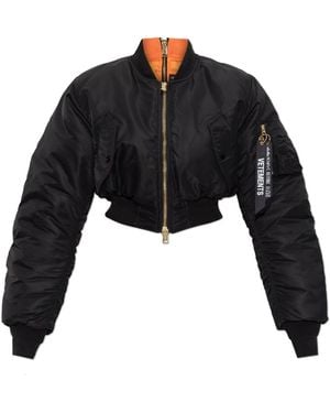 Vetements Bomber Jackets - Black