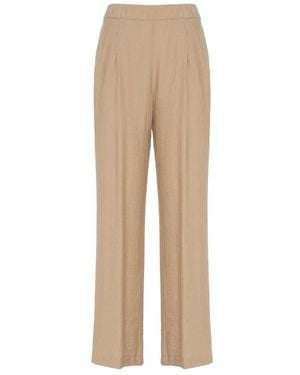 Soallure Wide Trousers - Natural