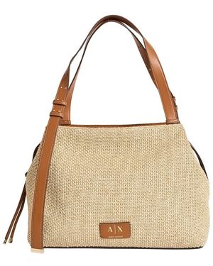 ARMANI EXCHANGE Tote Bags - Natural