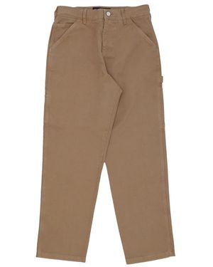 Iuter Straight Trousers - Brown