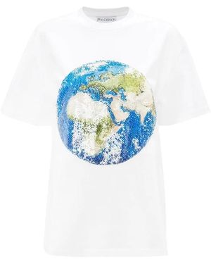 JW Anderson T-Shirts - Blue