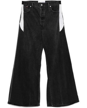 E.L.V. Denim Wide Jeans - Black