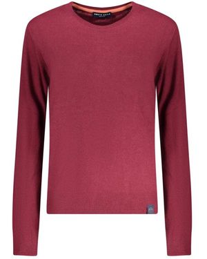 North Sails Rundhals-Kaschmir-Mischpullover - Rot