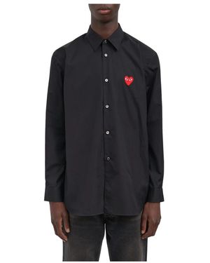 COMME DES GARÇONS PLAY Casual Shirts - Black