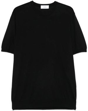 Lardini Schwarze T-Shirts Und Polos