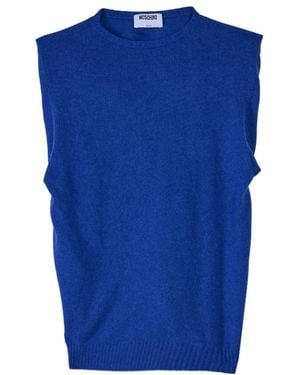Moschino Sleeveless Tops - Blue