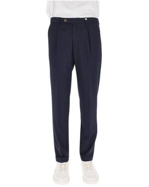 Myths Suit Trousers - Blue