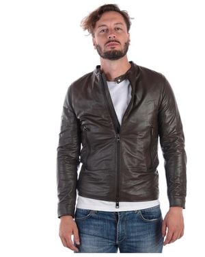 Daniele Alessandrini Leather Jackets - Black